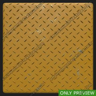 PBR painted metal floor yellow preview 0002